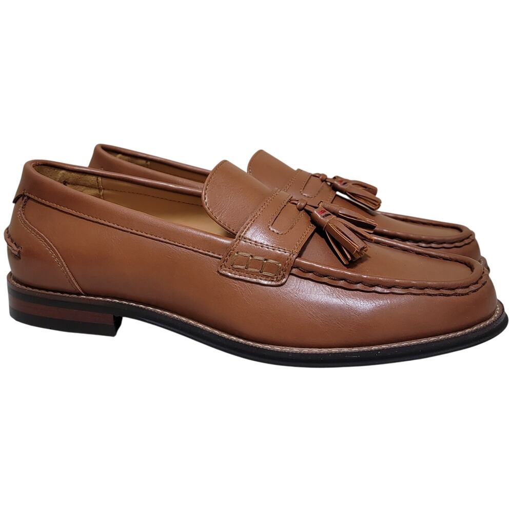 Tommy Hilfiger Men Sosmo Slip On Tassel Penny Loafers Size US 8.5M Med Brown